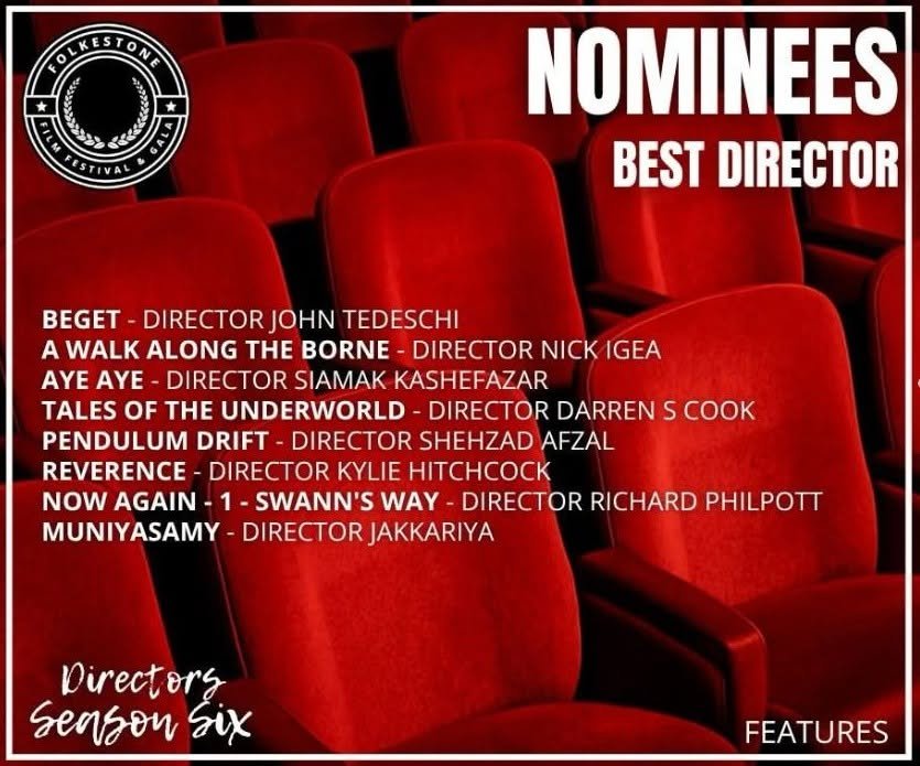 The Pendulum Drift by Shehzad Afzal, nominated for Best Director at Folkestone Film Festival 2026.