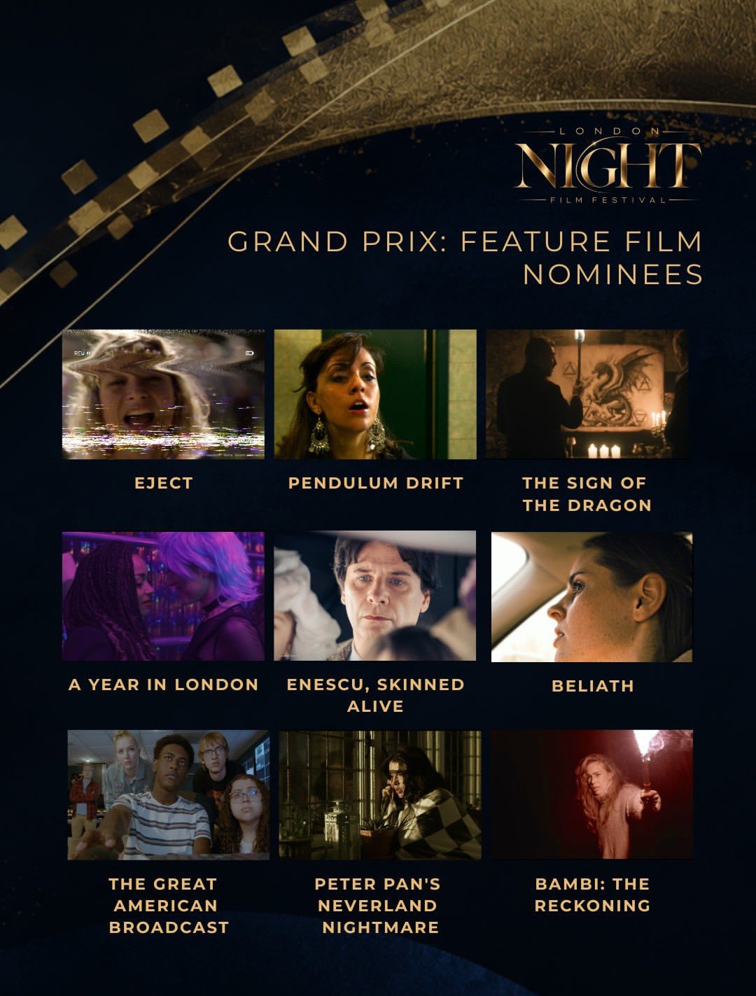 The Pendulum Drift by Shehzad Afzal, nominated for best feature film at London NIght Film Festival 2026.