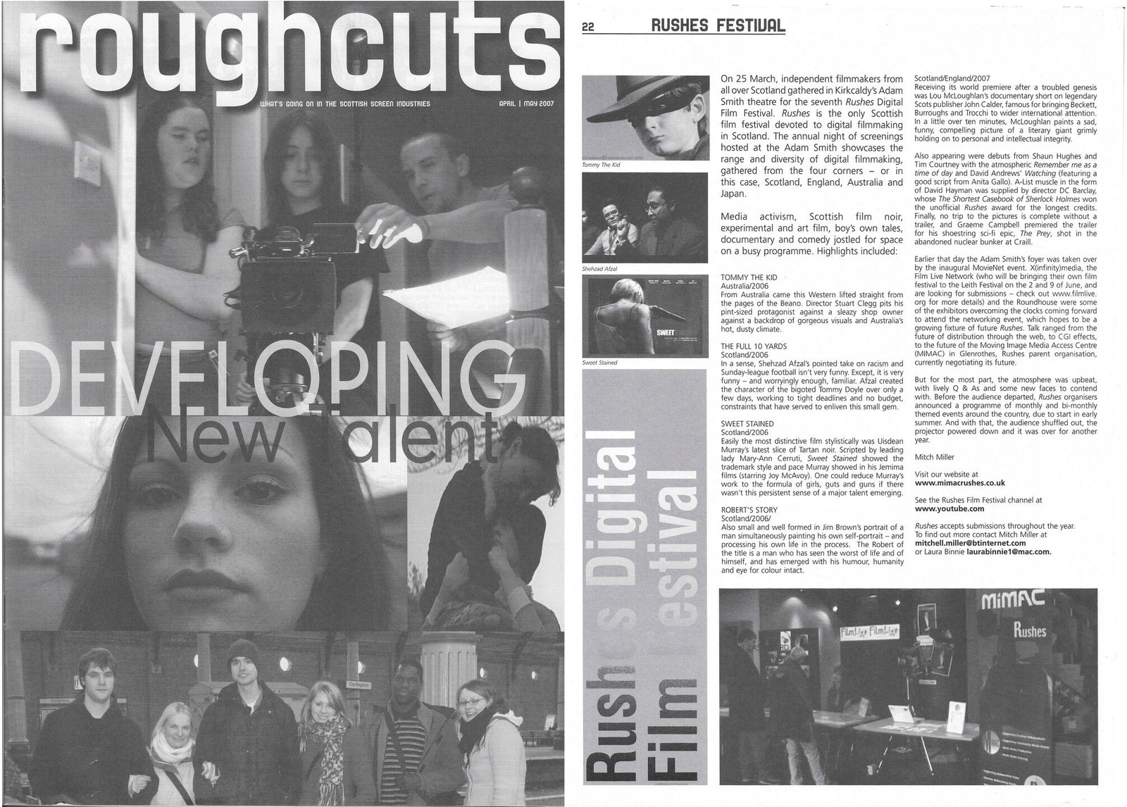 The Full 10 Yards Roughcuts Apr-May 2007 News Article