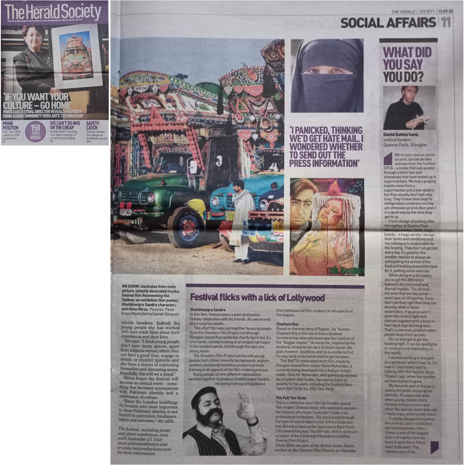 The Full 10 Yards The Herald 2005 News Article