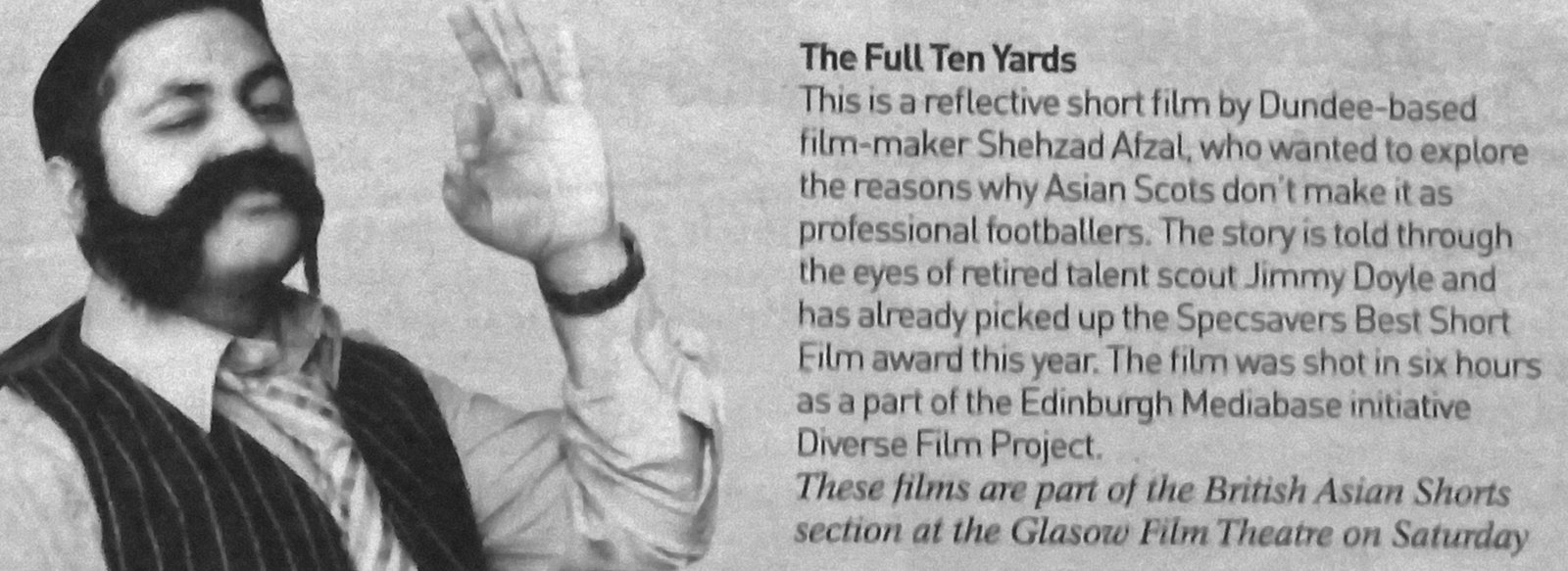 The Full 10 Yards The Herald 2005 News Article